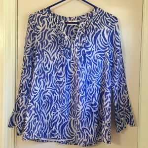 Vineyard Vines silk blend tunic